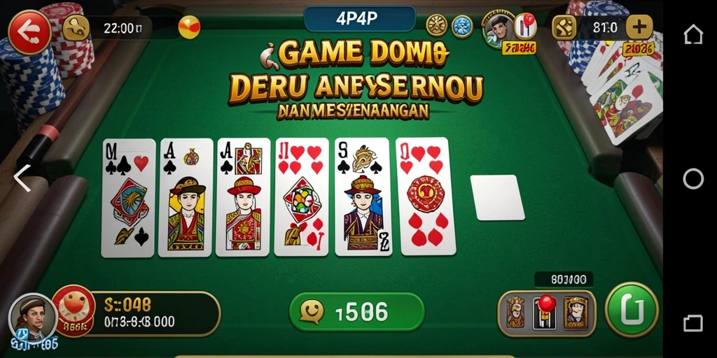 Tampilan gameplay seru dari 4P4P yang penuh tantangan.