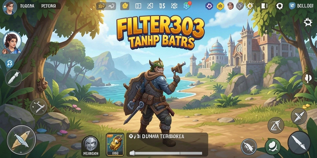 Tangkapan layar gameplay FILTER303 menampilkan eksplorasi dunia terbuka yang mendebarkan.
