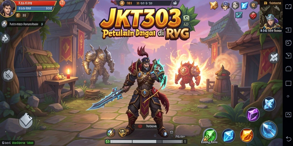 Tampilan menarik dari gameplay JKT303 yang penuh aksi RPG.