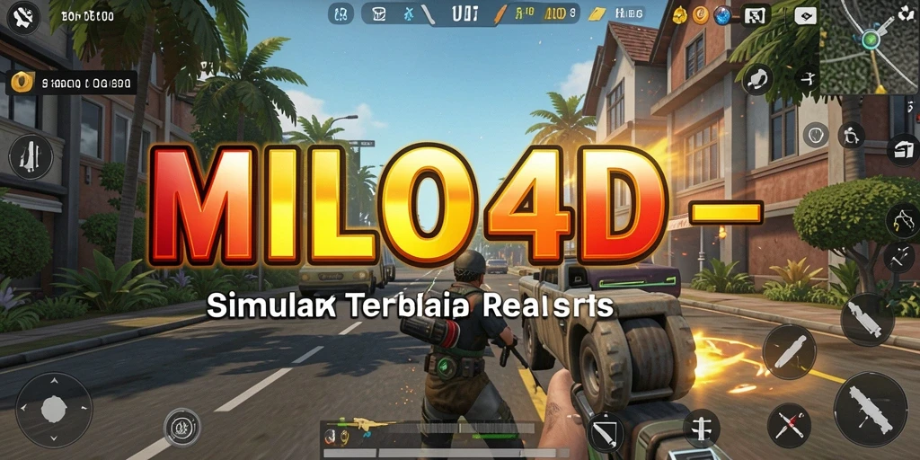 Tampilan gameplay yang menarik dan mendetail dari MILO4D.