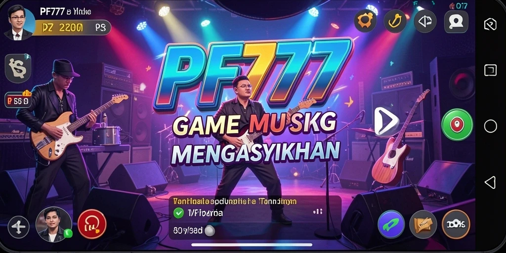Tampilan gameplay PF777 dengan alunan musik yang memukau.