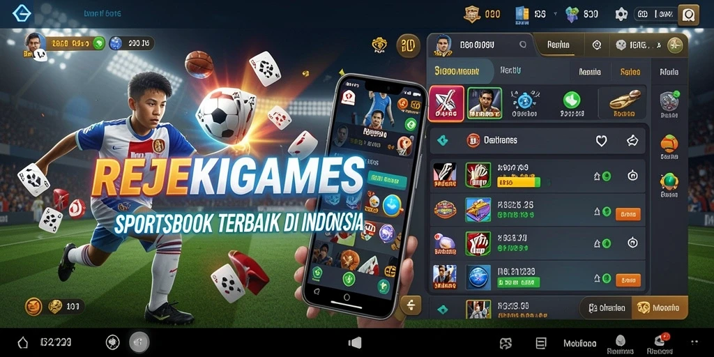 Tampilan menawan dan mudah digunakan dari REJEKIGAMES dalam taruhan olahraga.