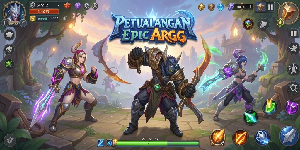 Tampilan gameplay SP212 yang memukau dalam aksi ARPG.