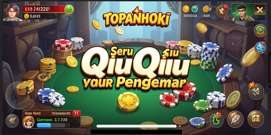 Screenshot utama gameplay QiuQiu TOPANHOKI yang seru.