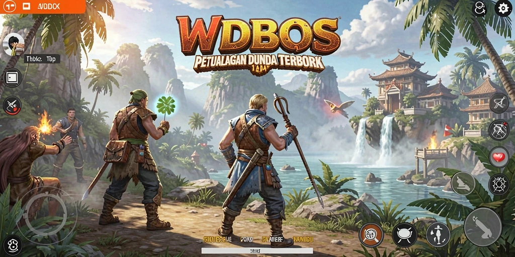 Tampilan gameplay yang menampilkan eksplorasi dunia terbuka WDBOS.